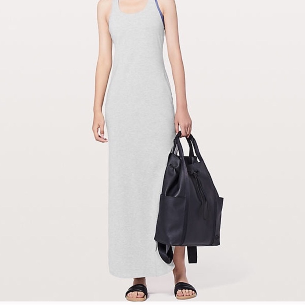 Size 6 Lululemon maxi dress worn three times! Gray